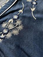 Jurk 40, Maat 38/40 (M), Blauw, Cream, Ophalen of Verzenden