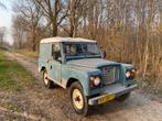 Land Rover Series 3 88 2,25 benzine, Auto's, Land Rover, Zwart, 4 cilinders, Blauw, Leder
