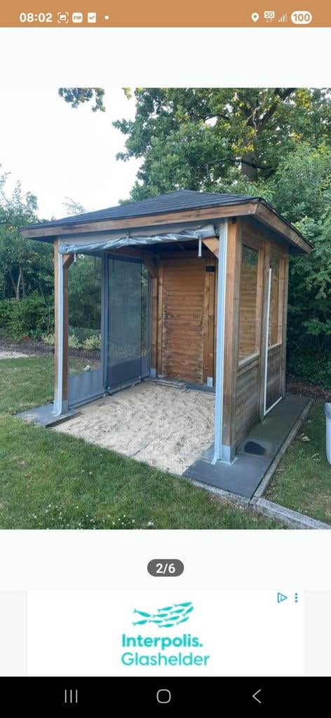 Prieel 3x3 meter, Ophalen, 250 tot 500 cm