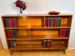 Gratis verzending!Midcentury retro teak boekenkast1960DeensD, Met plank(en), Gebruikt, -, 100 tot 150 cm