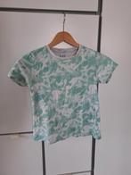 Groen wit tie-dye t-shirt maat 140 La Halle, Gebruikt, Ophalen of Verzenden, Shirt of Longsleeve, Jongen of Meisje