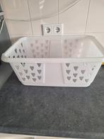Witte wasmand - 57x38 cm - Goede staat, Ophalen, Gebruikt