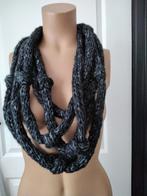 Handgebreide ketting, nieuw, Ophalen of Verzenden, Nieuw, Zwart, Overige materialen