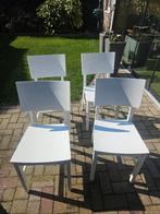 4 Norvald Ikea stoelen - wit - eetkamerstoel, Ophalen, Gebruikt, Wit