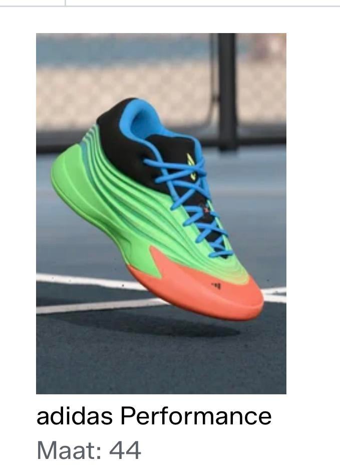 Zaal sportschoenen, adidas performance maat 44, Ophalen of Verzenden, Zo goed als nieuw, Overige typen, Adidas