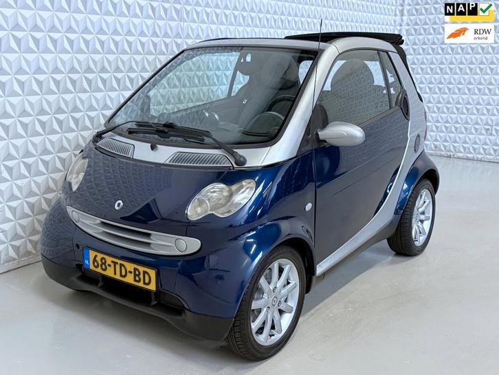 Smart Fortwo cabrio 0.7 passion Automaat Airconditioning, Auto's, Smart, Bedrijf, Te koop, ForTwo, ABS, Airbags, Airconditioning
