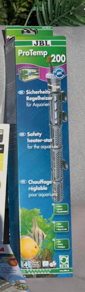Nooit gebruikte JBL ProTemp S 200 aquarium verwarming, Dieren en Toebehoren, Vissen | Aquaria en Toebehoren, Zo goed als nieuw