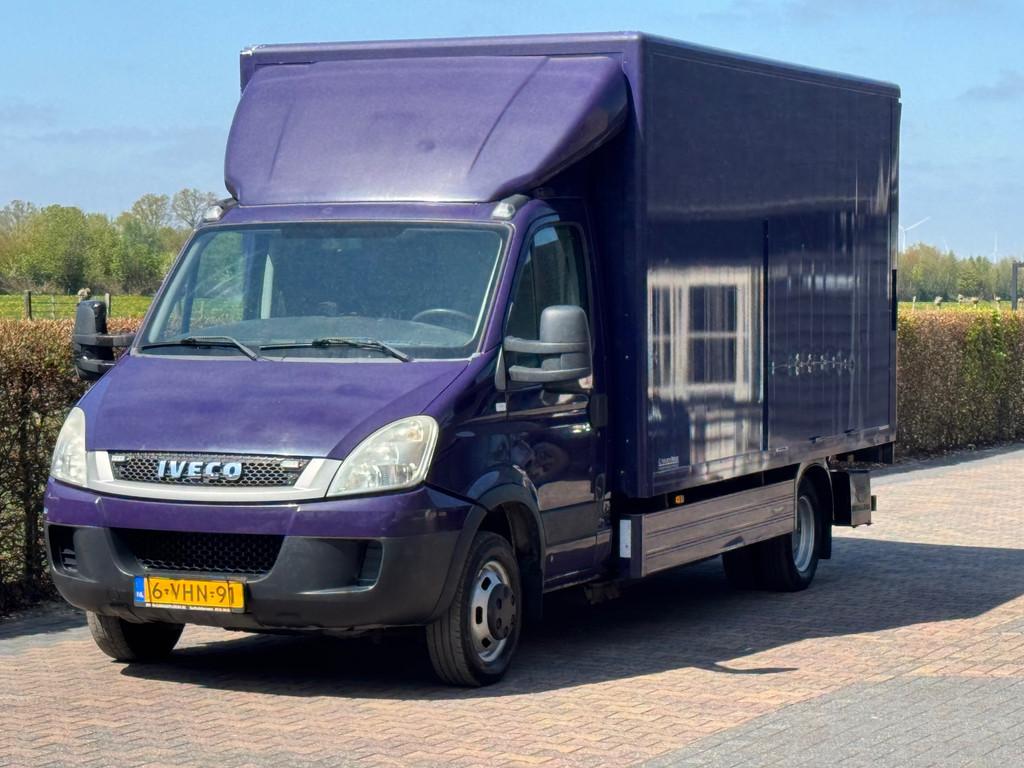 Iveco Daily 50C14 CNG MEUBELBAK LAADKLEP, Auto's, Bestelauto's, Automaat, Euro 5, Gebruikt, 4 cilinders