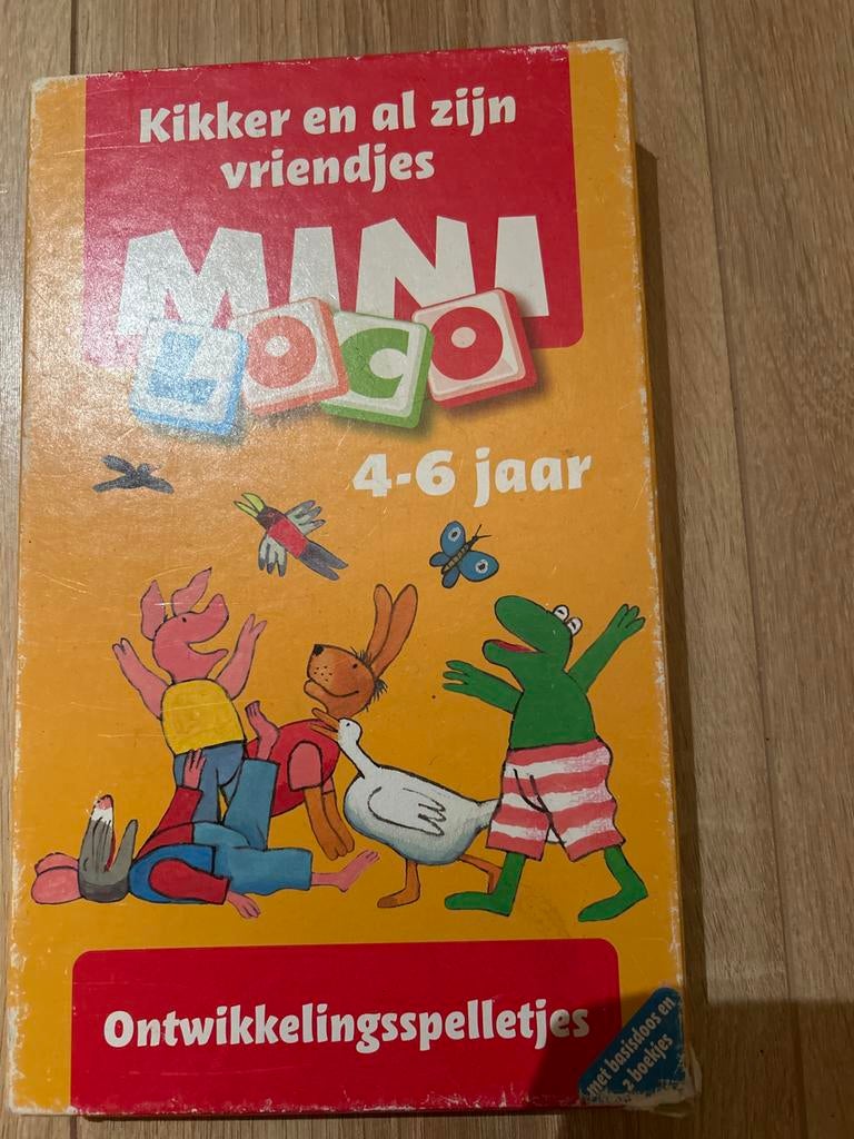 Loco mini met 6 boekjes - Kikker en al zijn vriendjes, Ophalen of Verzenden, Gebruikt, Puzzelen
