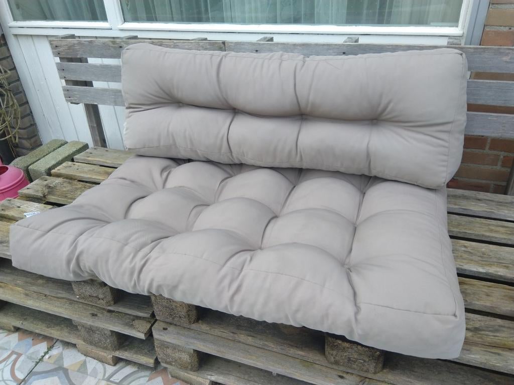 Palletkussens, Ophalen, Gebruikt