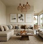 Nieuw. Japandi stijl houten salontafel, mangohout, Ophalen of Verzenden, Nieuw