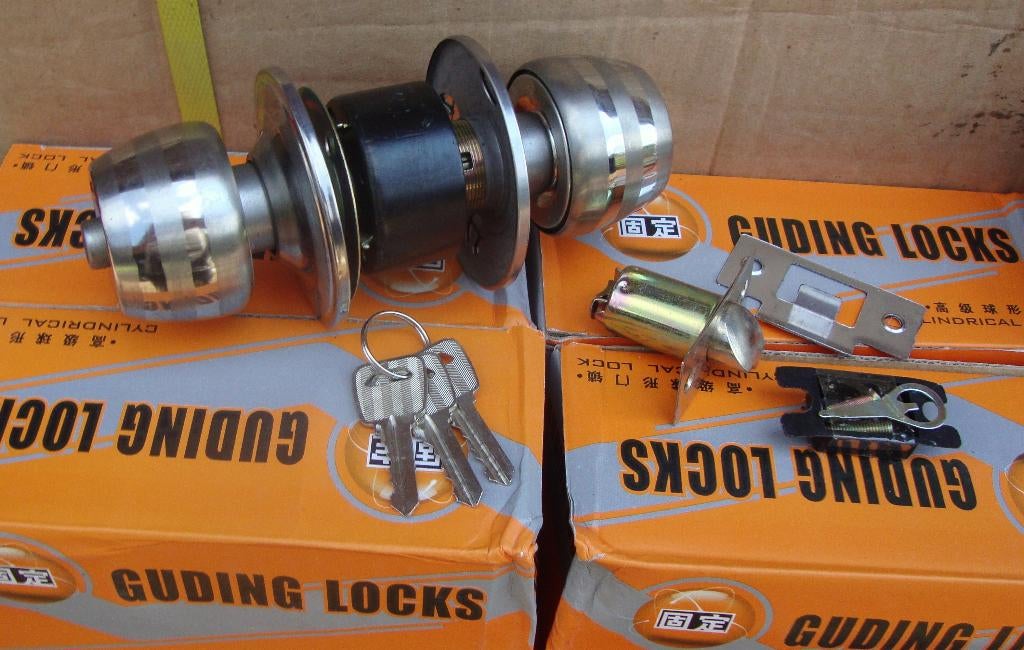 deurslot knopcylinderslot 60 mm / 2 voor € 15,00 - nieuw, Ophalen of Verzenden, Nieuw, Chroom, Slot