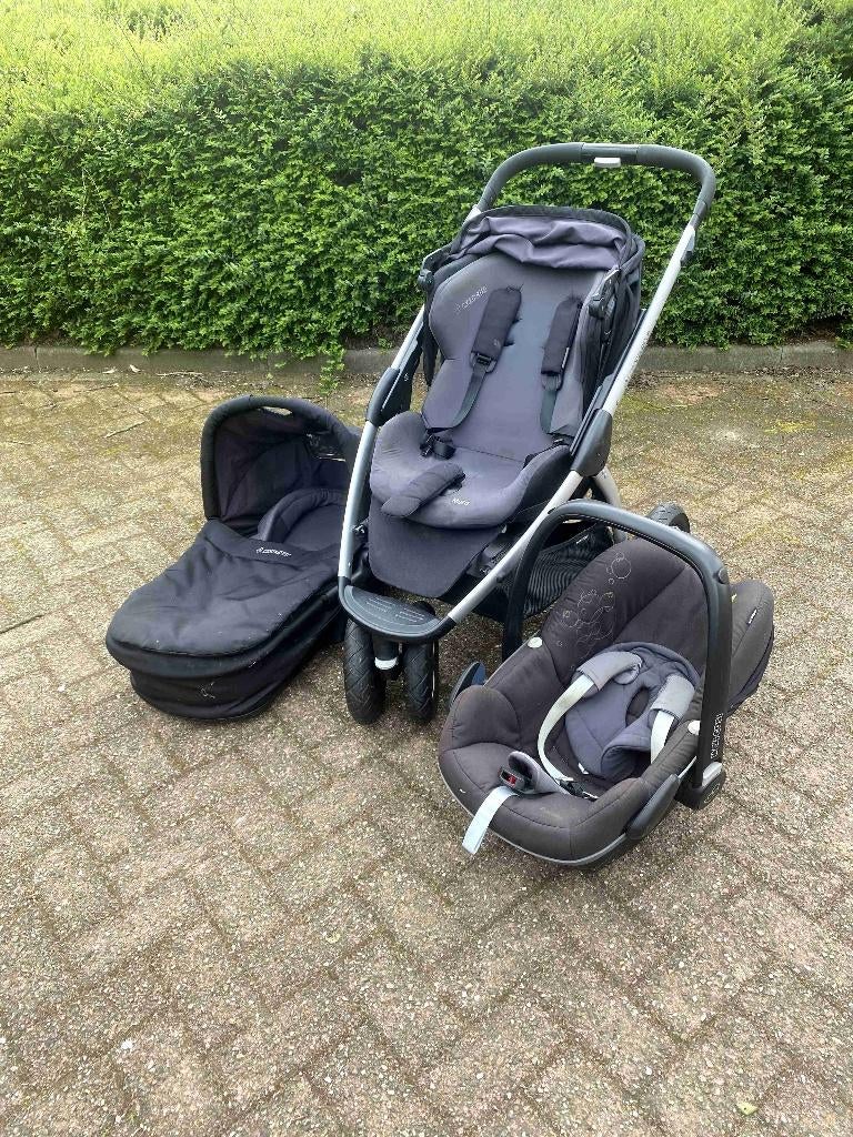 Maxi-Cosi set, Kinderen en Baby's, Kinderwagens en Combinaties, Ophalen, Gebruikt, Combiwagen, Verstelbare duwstang