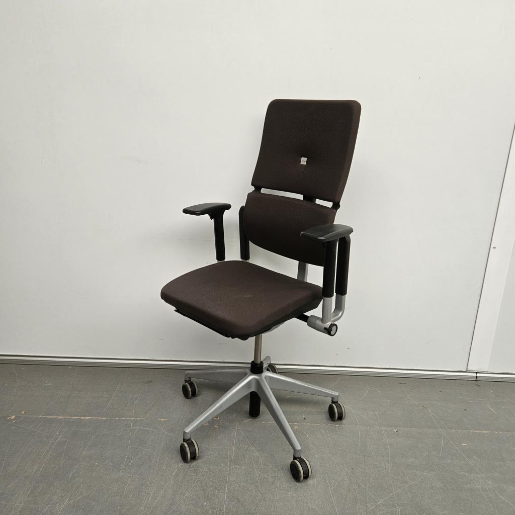 Steelcase Please bureaustoel - bruine stof, Niet ingevuld, Gebruikt, Niet ingevuld, Niet ingevuld