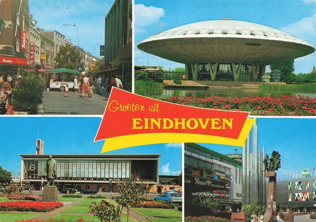 Groeten uit Eindhoven, Ophalen of Verzenden, 1980 tot heden, Ongelopen, Noord-Brabant