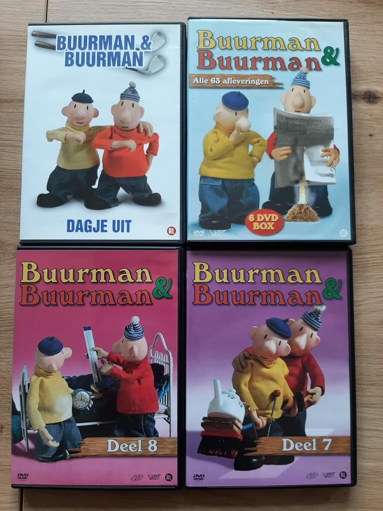 AvD 1379 4x DVD Buurman & Buurman, Cd's en Dvd's, Avontuur, Gebruikt, Alle leeftijden, Ophalen of Verzenden