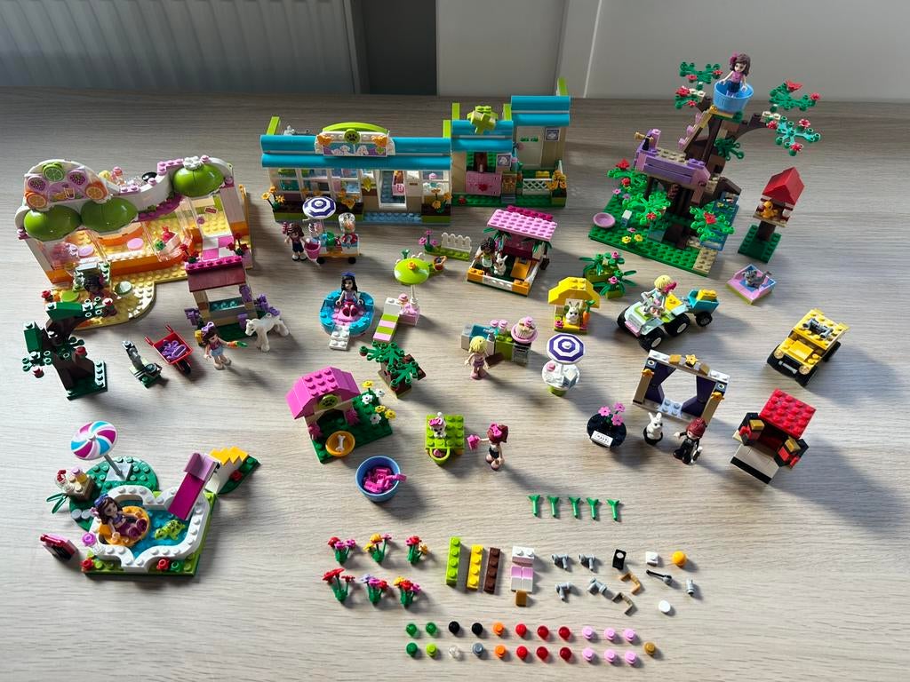 Mooie uitgebreide set Lego Friends, Ophalen of Verzenden, Zo goed als nieuw, Complete set, Lego