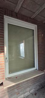 Raamkozijnen en voordeur; te koop, Doe-het-zelf en Verbouw, Kozijnen en Schuifpuien, Kunststof, Gebruikt, Raamkozijn, Inclusief glas