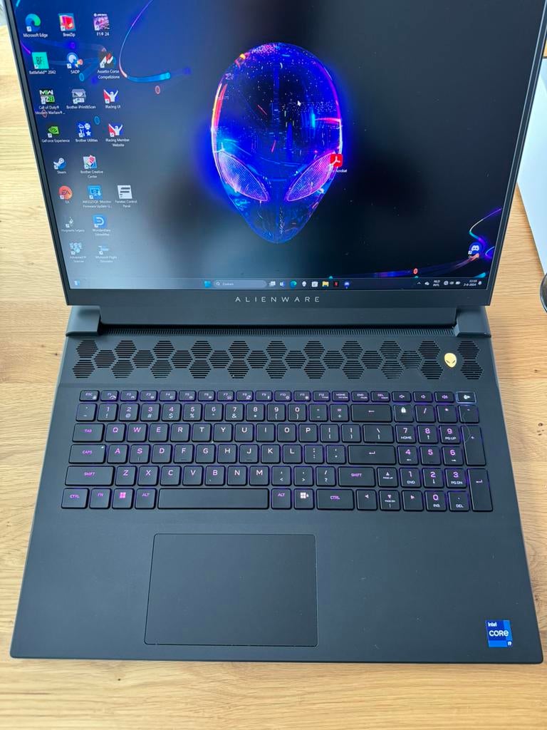 Alienware M18 R1, Ophalen of Verzenden, Zo goed als nieuw, 15 inch, 4 Ghz of meer