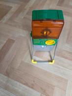 Groene zaklamp met oranje en witte lamp, Ophalen of Verzenden
