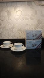 4x set espresso kop en schotel, Ophalen, Nieuw, Overige stijlen, Kop(pen) en/of Schotel(s)