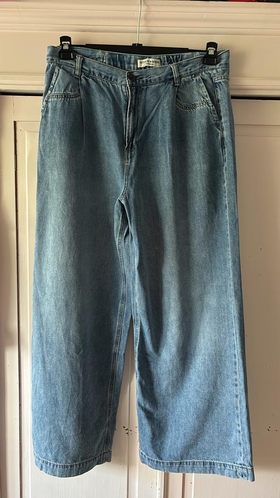 Scotch & Soda Wide Leg Jeans - Maat 32, Maat 38/40 (M), Blauw, Ophalen of Verzenden, Zo goed als nieuw