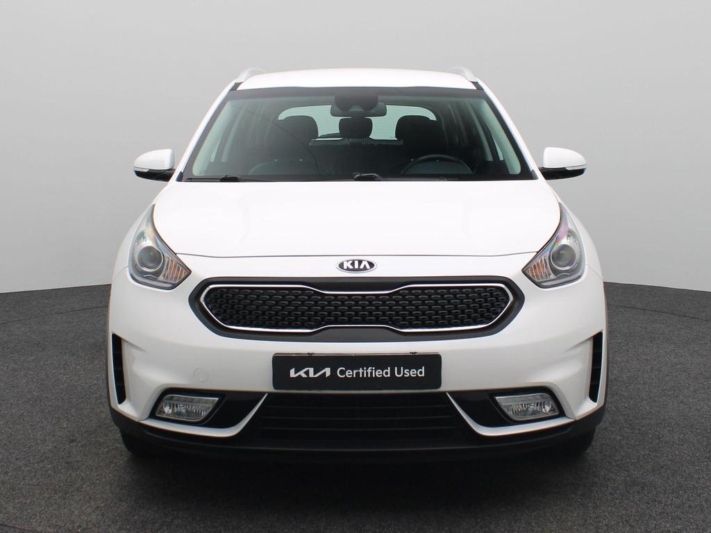 Kia Niro 1.6 GDi Hybrid DynamicLine | Trekhaak | Climate Con, 12 maanden, Gebruikt, Euro 6, Leder en Stof
