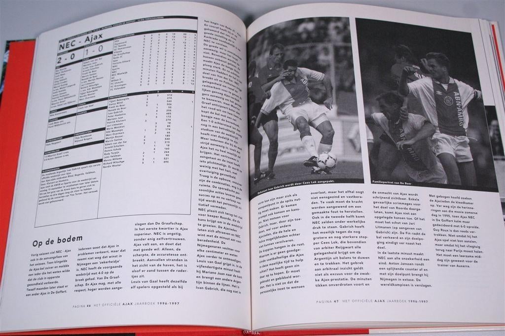 Het officiële Ajax jaarboek 1996-1997, Boeken, Sportboeken, Ophalen of Verzenden, Zo goed als nieuw, Watersport en Hengelsport