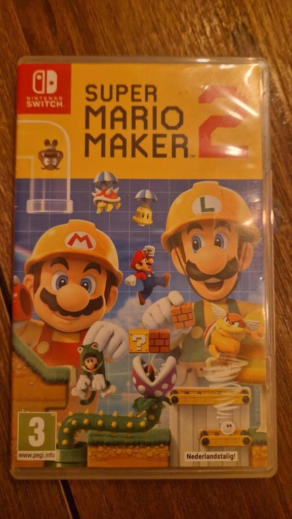 Super Mario Maker 2 - Nintendo Switch, Spelcomputers en Games, Games | Nintendo Switch, Gebruikt, Platform, 1 speler, Vanaf 3 jaar