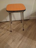 Vintage  oranje formica krukje, Ophalen of Verzenden, Hout