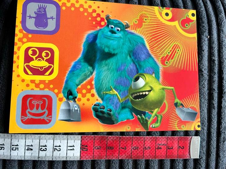 1387. Kaart illustr Monsters Inc, Verzamelen, Ansichtkaarten | Themakaarten, Ongelopen, Ophalen of Verzenden