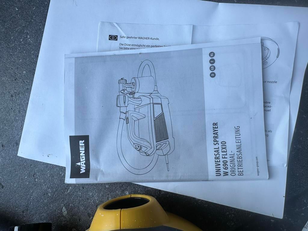 Wagner Universal Sprayer W 690 Flexio, Ophalen, Zo goed als nieuw, Verfspuit of Verfpomp