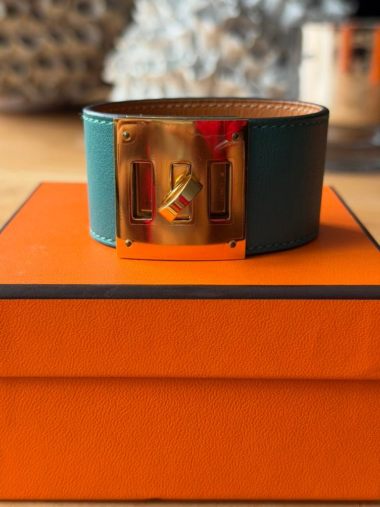 Hermes Kelly Dog, Ophalen of Verzenden, Zo goed als nieuw, Goud