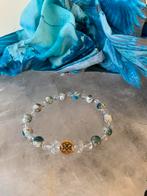 K2 jaspis bergkristal beschermt sjamaan inzicht uniek, Ophalen of Verzenden, Nieuw, Blauw, Met bedels of kralen