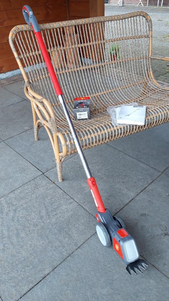 Wolf-Garten Grasschaar E-Ms incl.oplader, Ophalen, Accu, Zo goed als nieuw, Wolf Garden