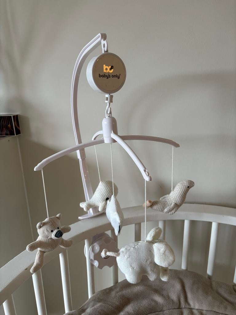 Baby's Only Muziekmobiel met gehaakte diertjes, Ophalen of Verzenden, Zo goed als nieuw, Mobiel, Met geluid