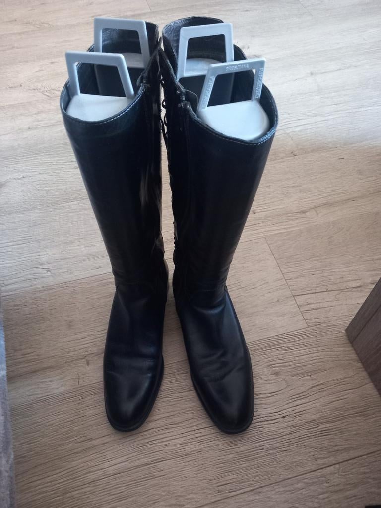 Vero Cuoio laarzen  maat 38, Kleding | Dames, Schoenen, Ophalen of Verzenden, Zo goed als nieuw, Zwart, Hoge laarzen