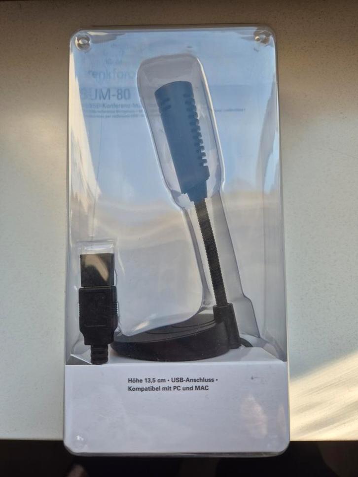 Renkforce UM-80 USB Conferentie Microfoon, Muziek en Instrumenten, Microfoons, Nieuw, Overige typen, Ophalen of Verzenden