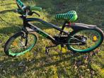 Fiets zeer weinig gebruikt 16 inch 28 cm zwartgroen, Ophalen, Zo goed als nieuw, 16 inch