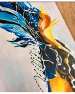 Canvas abstract kunst-art schilderij kunstwerk modern style, Ophalen of Verzenden