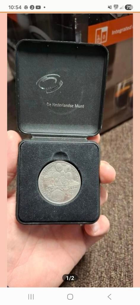 Munt efteling 40 jaar bestaan, Ophalen of Verzenden, Koningin Beatrix