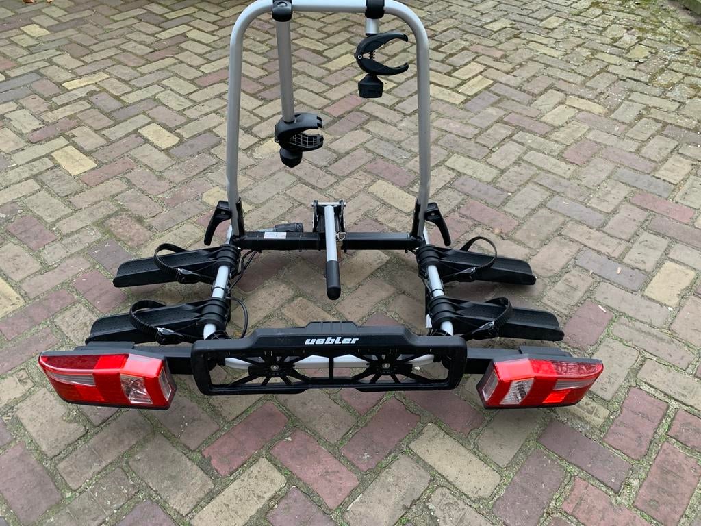 Zo goed als nieuwe Uebler ( type 22 ) elektr. fietsendrager, Auto diversen, Fietsendragers, Ophalen, Zo goed als nieuw, Trekhaakdrager
