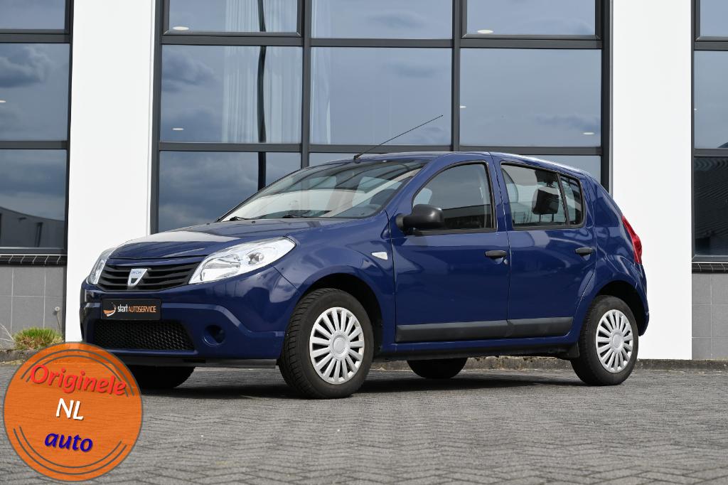 Dacia Sandero 1.2 Ambiance Airco Bluetooth APK 5deurs, Voorwielaandrijving, Stof, Blauw, Bedrijf