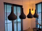 Industriële hanglamp betonlook - ZGAN, Ophalen, 50 tot 75 cm, Zo goed als nieuw, Metaal