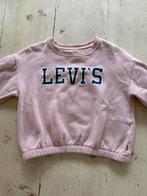 Korte trui levi’s lichtroze mt 140, Kinderen en Baby's, Kinderkleding | Maat 98, Ophalen of Verzenden, Zo goed als nieuw, Meisje