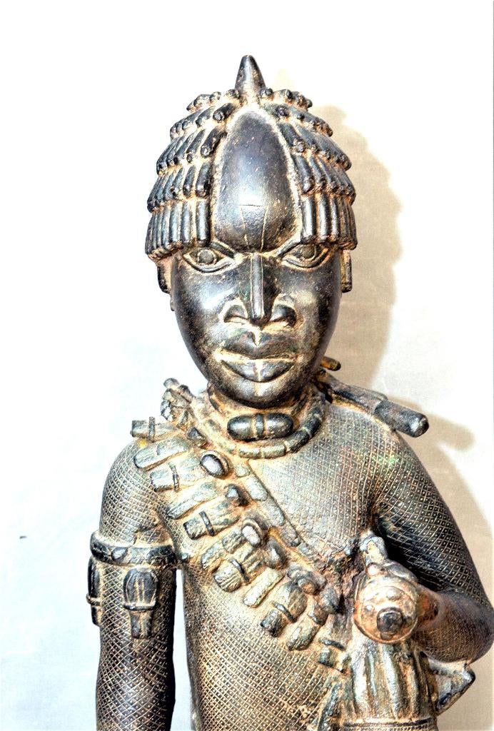 Etnografica, Afrika, Naked Warrior, Benin Brons, Antiek en Kunst, Ophalen