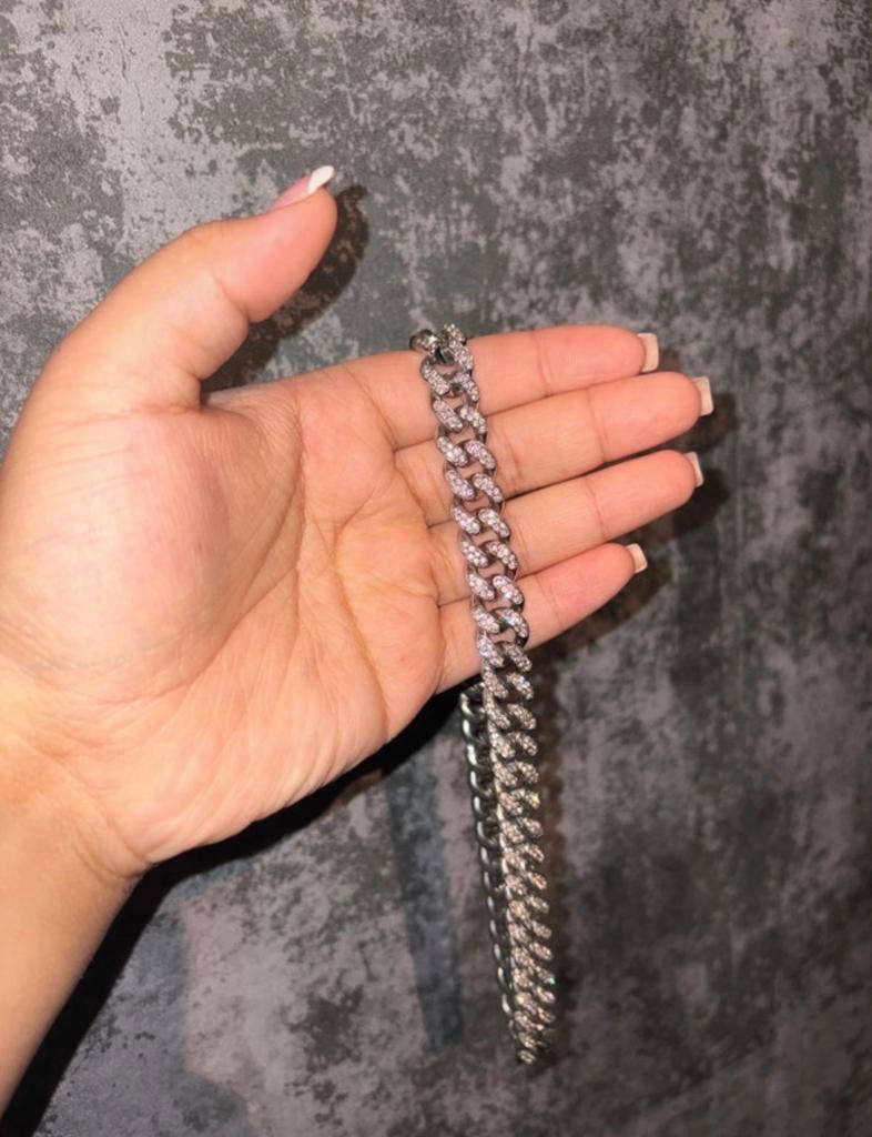 Ketting, Overige materialen, Verzenden, Zo goed als nieuw, Zilver