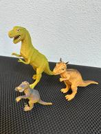 Dino's - Set van 3 dinosaurus speelgoedfiguren, Ophalen of Verzenden, Gebruikt, Jongen of Meisje