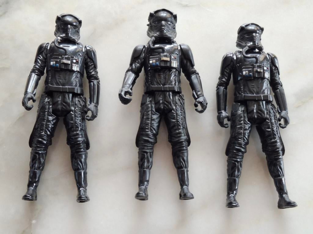 Star Wars Modern 3 x Tie Fighter piloot The Force Awakens, Ophalen of Verzenden, Zo goed als nieuw, Actiefiguurtje