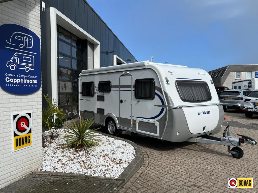 Eriba Feeling 425 mover, Unico voortent, luifel, hefdak,, Caravans en Kamperen, Caravans, Standaardzit, Bedrijf, 750 - 1000 kg